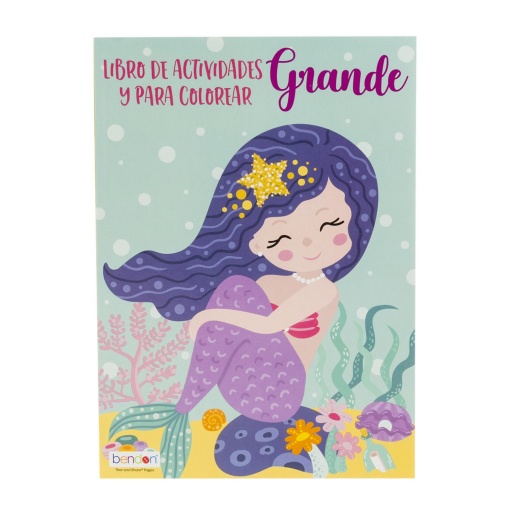 LIBRO COLOREAR ACTIVIDADES SIRENA 52799