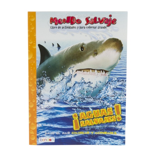 LIBRO COLOREAR ACTIVIDADES AGUAS SALVAJES 52797