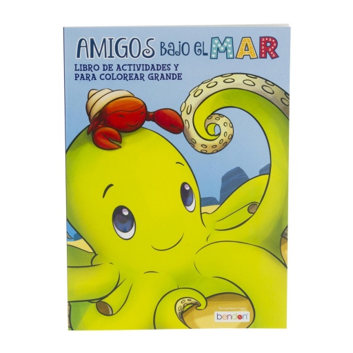 LIBRO COLOREAR ACTIVIDADES AMIGOS MAR 52795