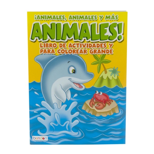 LIBRO COLOREAR ACTIVIDADES ANIMALES 52804