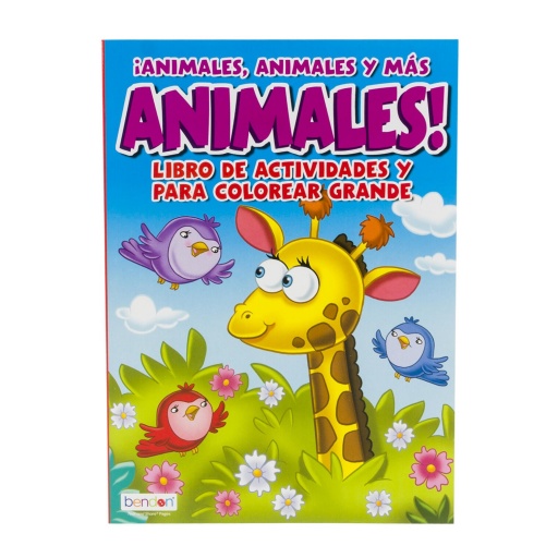LIBRO COLOREAR ACTIVIDADES ANIMALES 52801