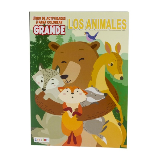 LIBRO COLOREAR ACTIVIDADES LOS ANIMALES 52803