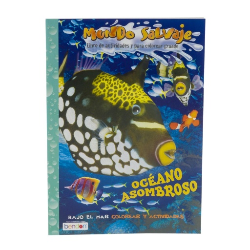 LIBRO COLOREAR ACTIVIDADES OCEANO 52798