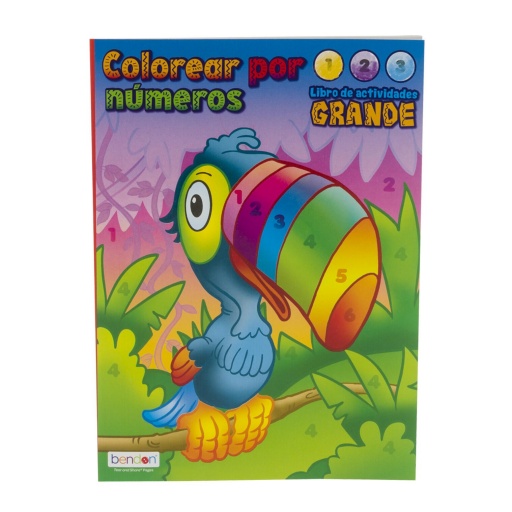 LIBRO COLOREAR COLOREAR POR NUMEROS 52794