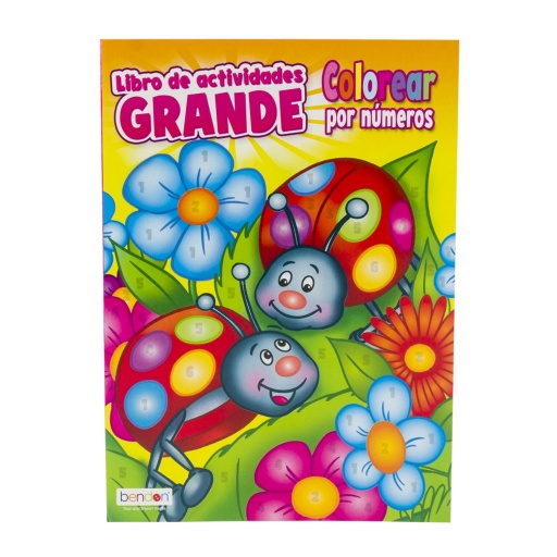LIBRO COLOREAR COLOREAR POR NUMEROS 52813