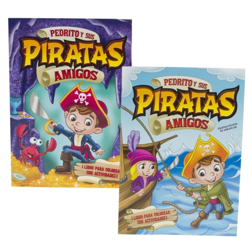 LIBRO COLOREAR PIRATAS 4015