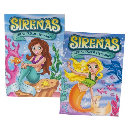 LIBRO COLOREAR SIRENAS 4008