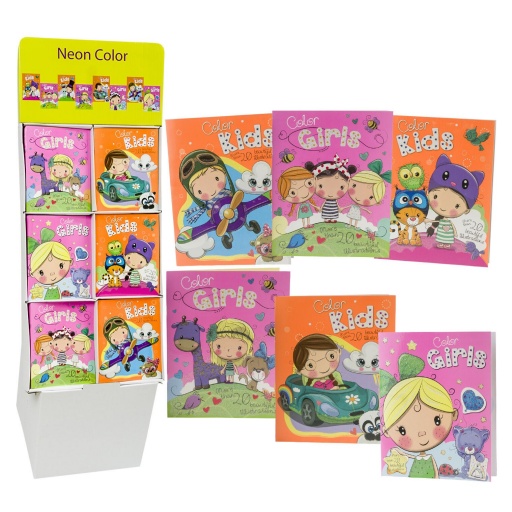 LIBRO COLOREAR COLOR GIRLS 7800 7801      810056727819