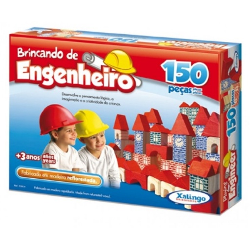 BLOCKS MADERA X 150 PIEZAS XALINGO