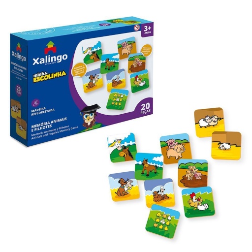 JUEGO MESA MEMORIA ANIMALES CRI XALINGO LINGO