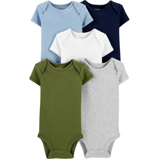 SET DE 5 BODIES LISOS MC CARTERS 3M