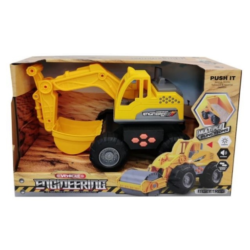 PALA EXCAVADORA LUZ SONIDO 2AA CAJA