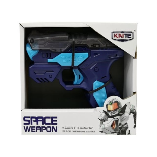 PISTOLA CON LUZ Y SONIDO 2AA CAJA