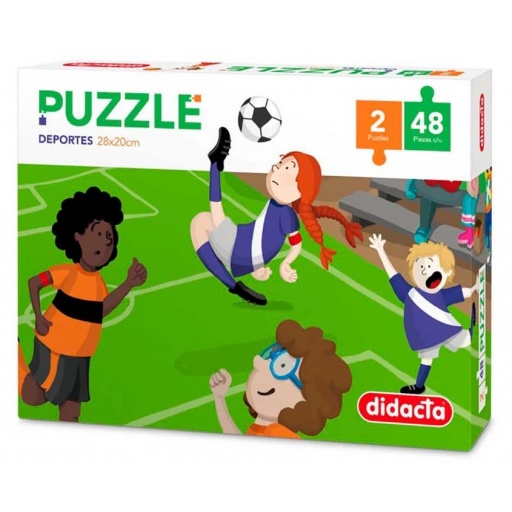 DUDACTA PUZZLE DEPORTES 2 X 48