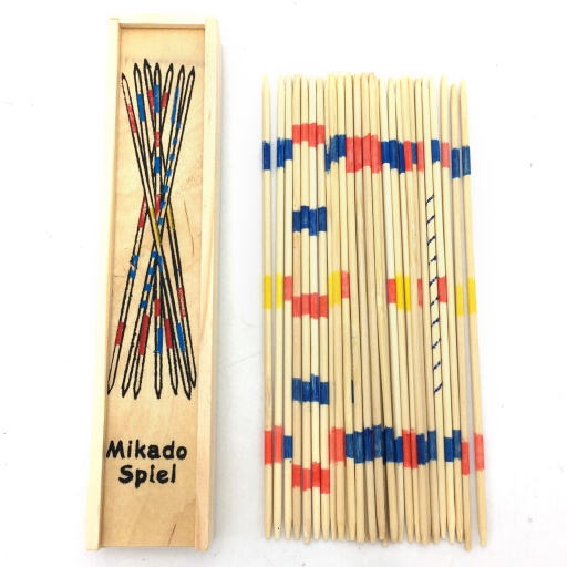 JUEGO MESA MIKADO PALITOS DE MADERA