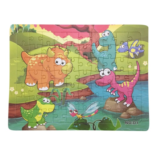 PUZZLE CARTON 70PZAS DINOSAURIOS