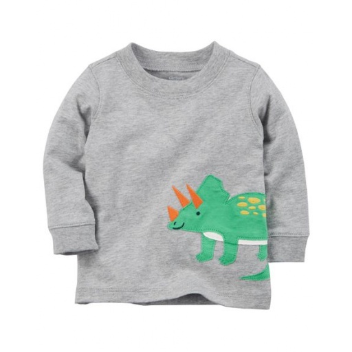 SWEATER GRIS DINOSAURIO CARTERS 18M