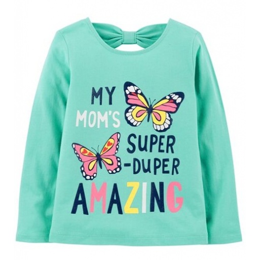 CARTERS REMERA ML NIA 2T