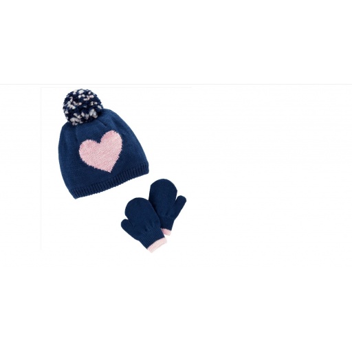 Set Gorro y Guantes tejido Carters nena 2/4 aos