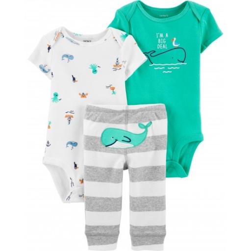 2 BODYS + PANTALON 24M CARTERS