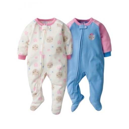 ENTERITOS ML POLAR CON PIE PRINCESAS SET 2 GERBER 3-6M