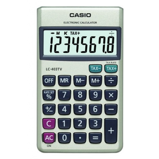 CALCULADORA CASIO BOLSILLO LC-403