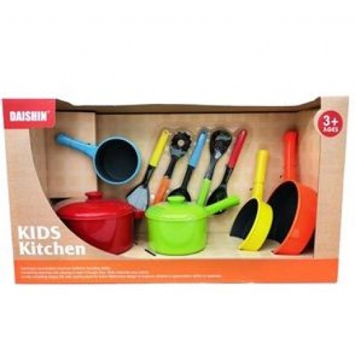 SET COCINA 10 PCS PLASTICO EN CAJA 0124
