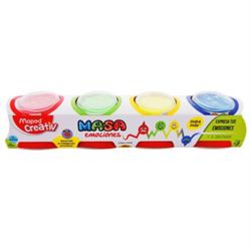 MASA DE MOLDEAR MAPED 120G X 4 COLORES