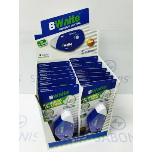 ADHESIVO EN CINTA 8MM X 10 MTS 777 SABONIS