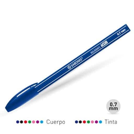 BOLIGRAFO AZUL 0.7 FB6028AA SA