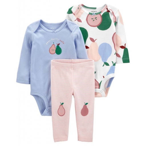 SET PANTALON PERAS ALGODON BEBE CARTERS 3M