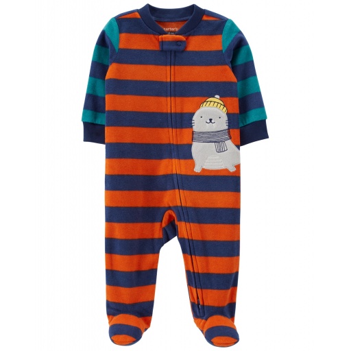 PIJAMA MICROPOLAR PIE Y DOBLE CIERRE FOCA CARTERS 3M