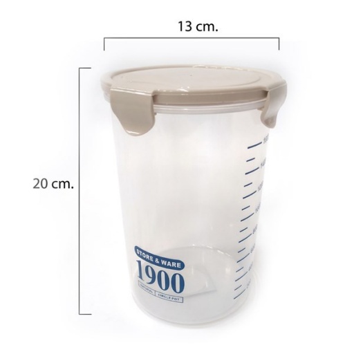 FRASCO PLAST GRAD CIERRE HERM 1900 ML