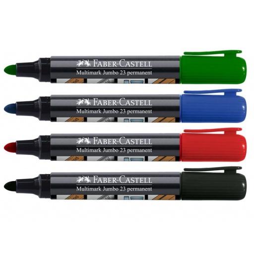 MARCADOR FABER JUMBO J123 NEGRO