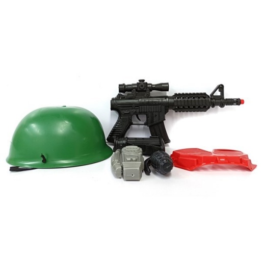CASCO SOLDADO AMETRALLADORA ACCS RED 0010
