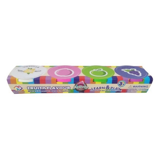 MASA PARA MODELAR X4 CON AROMA CAJA 0158