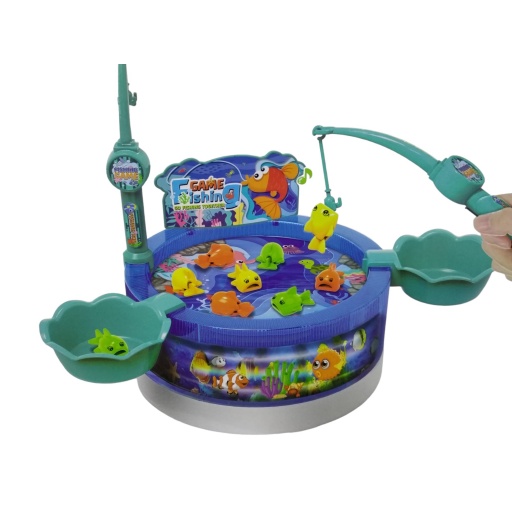 JUEGO MESA PESCA CON LUZ SONIDO 3AA  0524