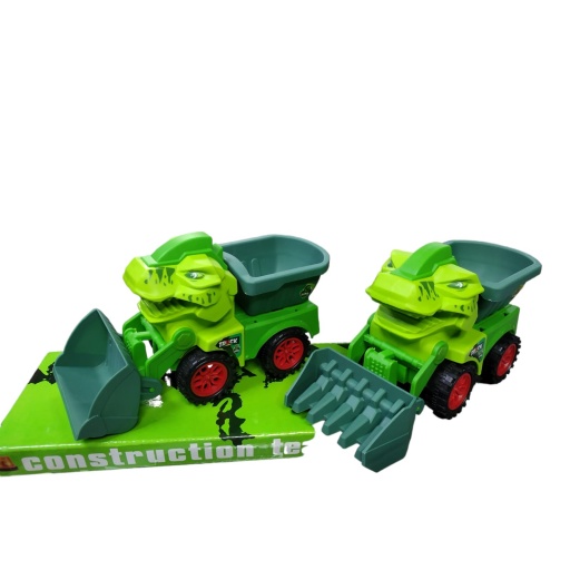 CAMION CON VOLCADORA X2 DINOS BURBUJA 0420