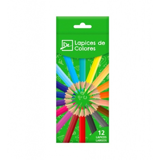 LAPICES CHINO COLOR LARGO X 12 DALI