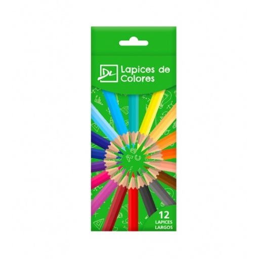 Lapices Chino Color Largo X 12 Dali