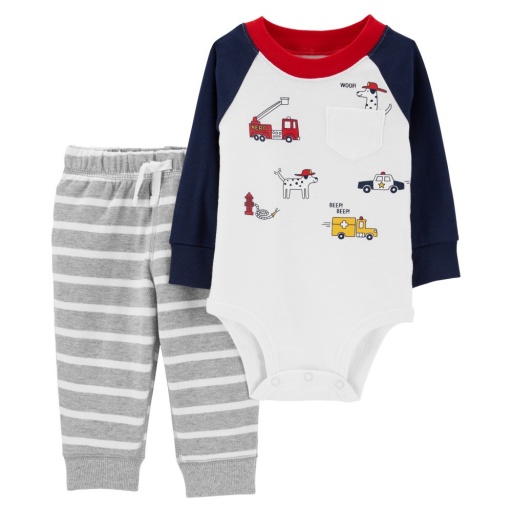 CONJUNTO CARTERS PANTALON Y BODY HEROES 18M