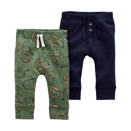 PACK 2 PANTALONES PORTIVOS ALGODON CARTERS NB