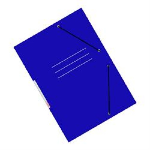 CARPETA CON ELASTICO TEORIA+  AZUL