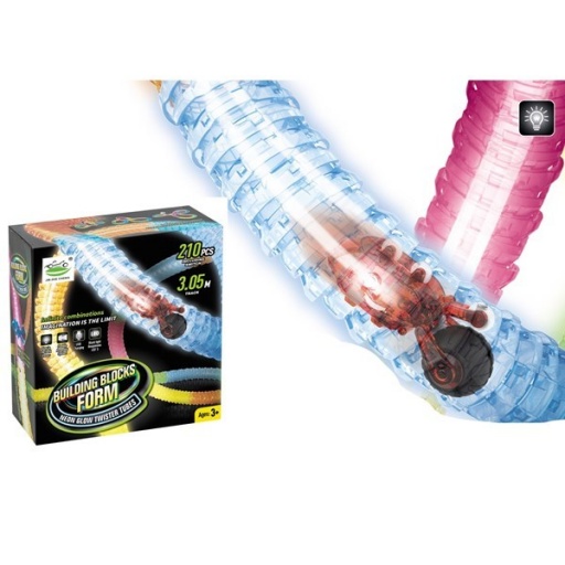 PISTA FLUO CON LUZ 210 PZS USB EN CAJ 9128