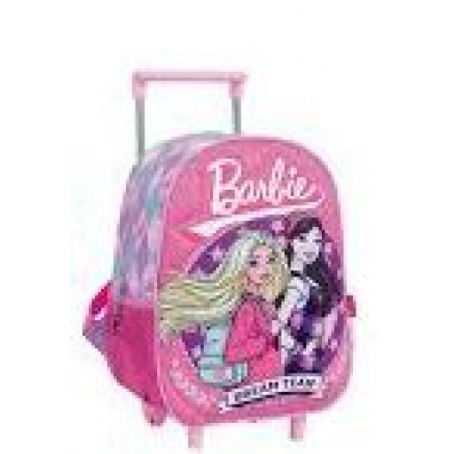 MOCHILA BARBIE 12" CON CARRO 35612