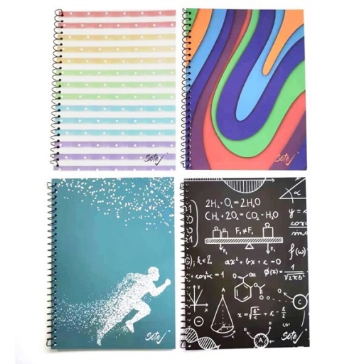 CUADERNO SOTE 48HS RAYADO CON ESPIRAL