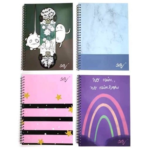 CUADERNO SOTE 96HS RAYADO con ESPIRAL