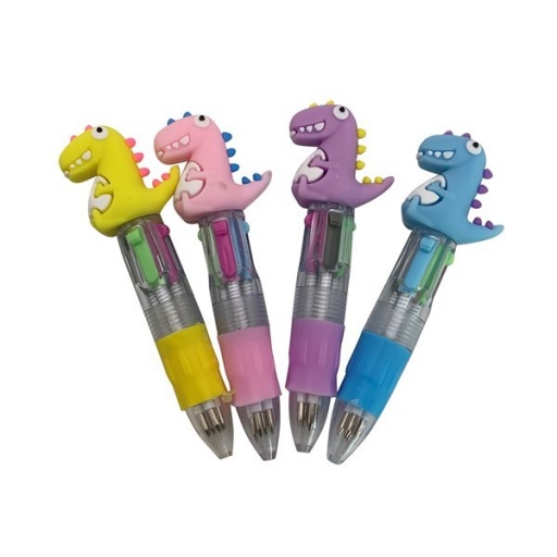 LAPICERA TINTA MULTICOLOR MINI DINOSAURIOS