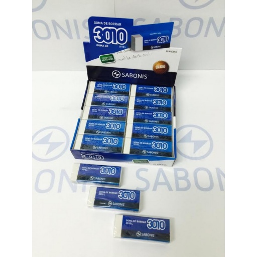GOMA DE BORRAR PLASTICA GRANDE 3010L SABONIS