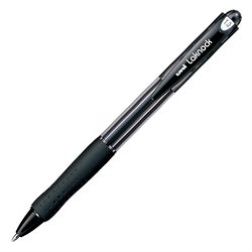 BOLIGRAFO UNI LAKNOCK 1.0 MM NEGRO